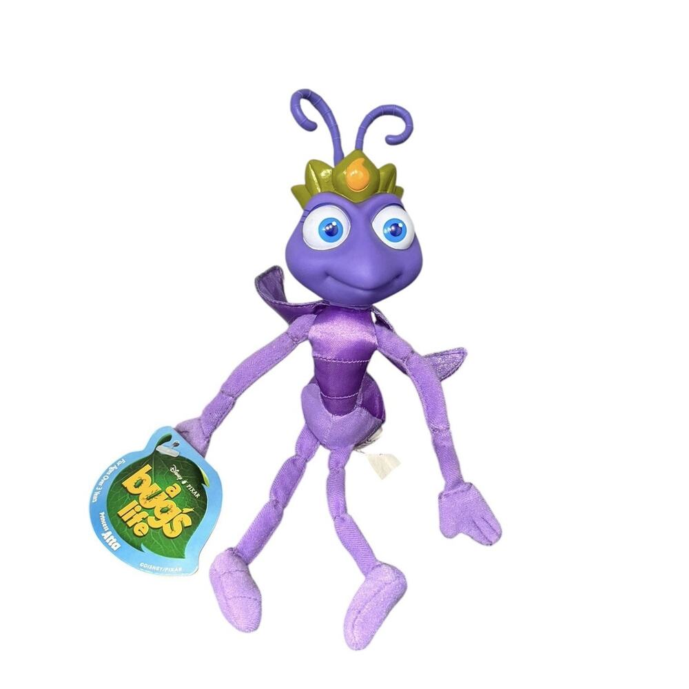 A Bugs Life Princess Atta Mini Bean Bag Plush VTG Disney NWT 1998